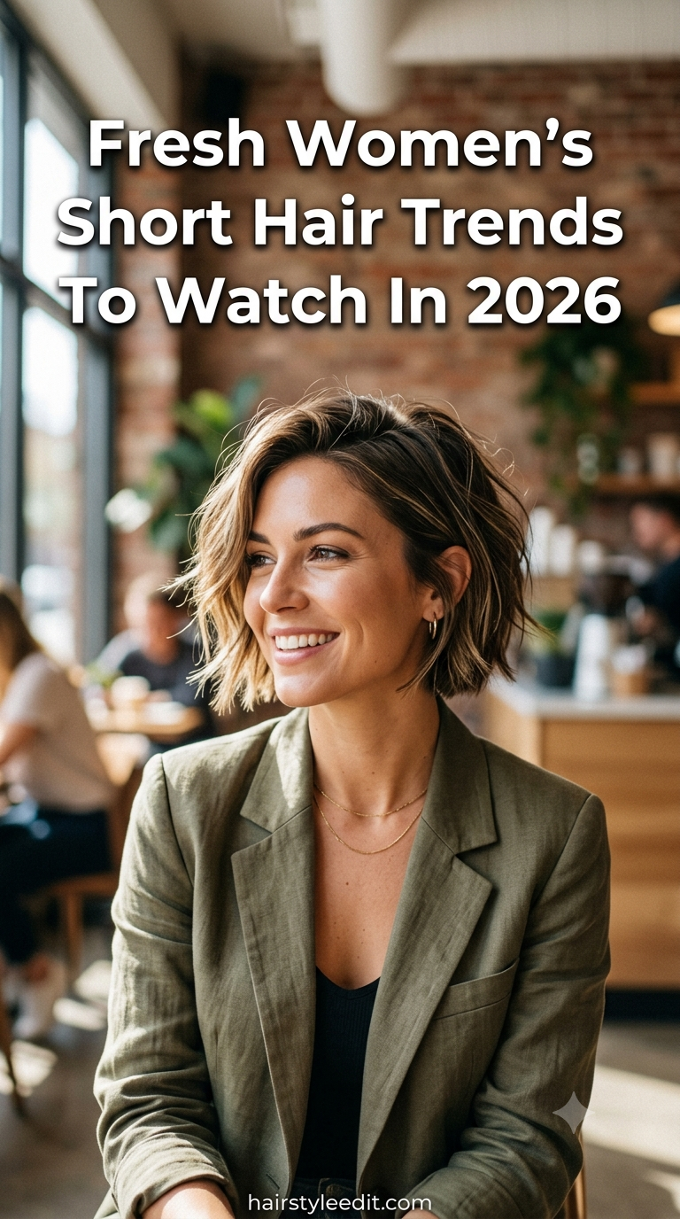 Fresh Women’s Short Hair Trends To Watch In 2026