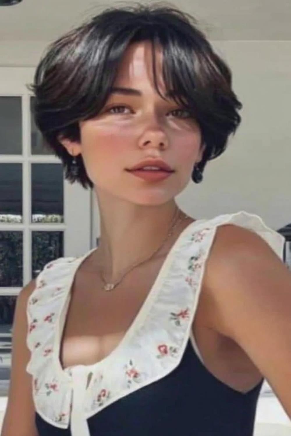 Dark Choppy Bob