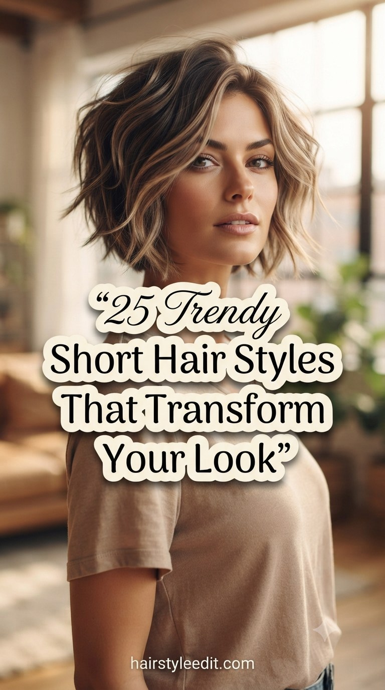 25 Trendy Short Hair Styles That Will Transform Your Look