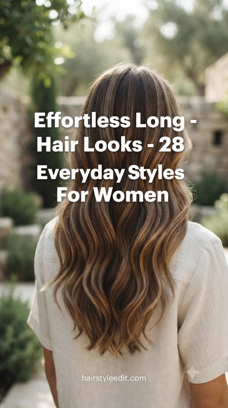 Effortless Long - Hair Looks - 28 Everyday Styles For Women