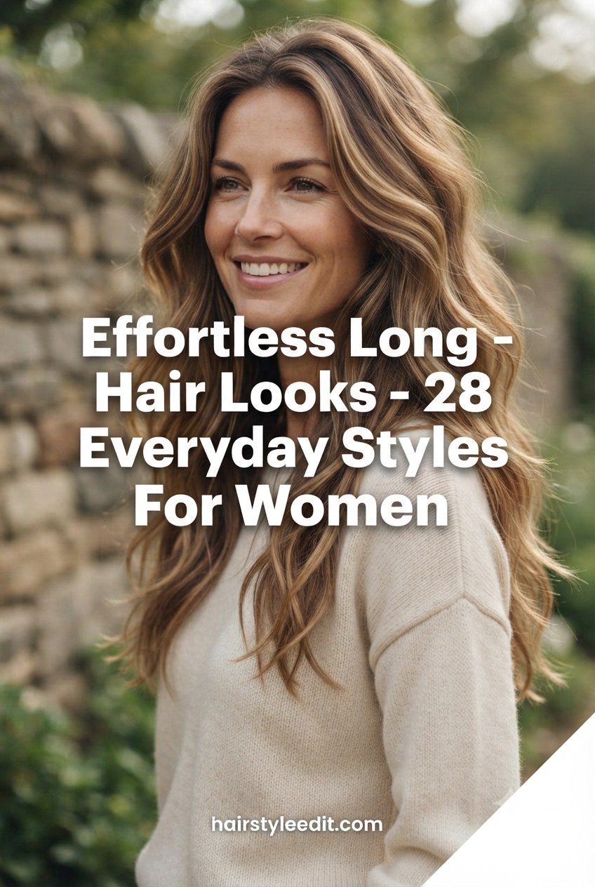 Effortless Long - Hair Looks - 28 Everyday Styles For Women