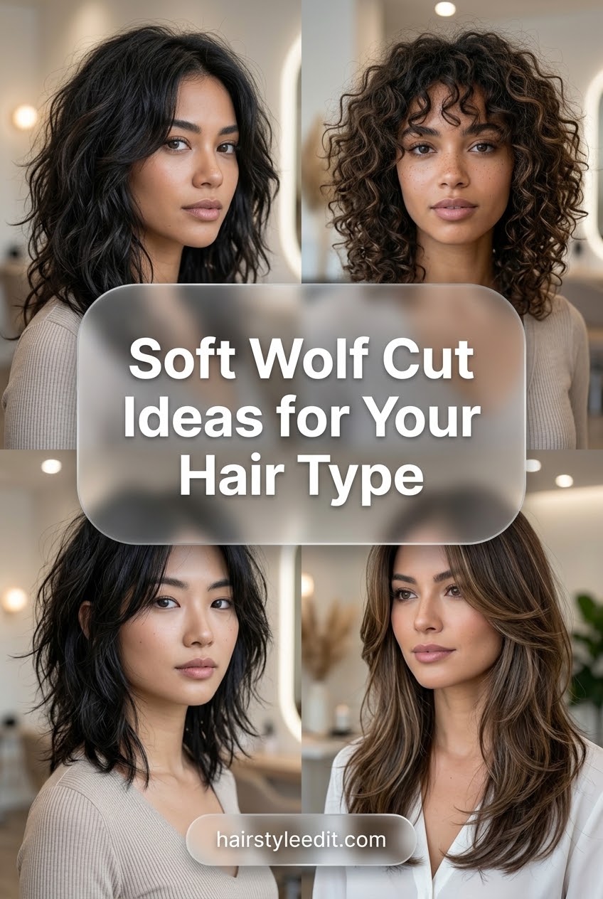 Soft Wolf Cut Ideas for Your Hair Type