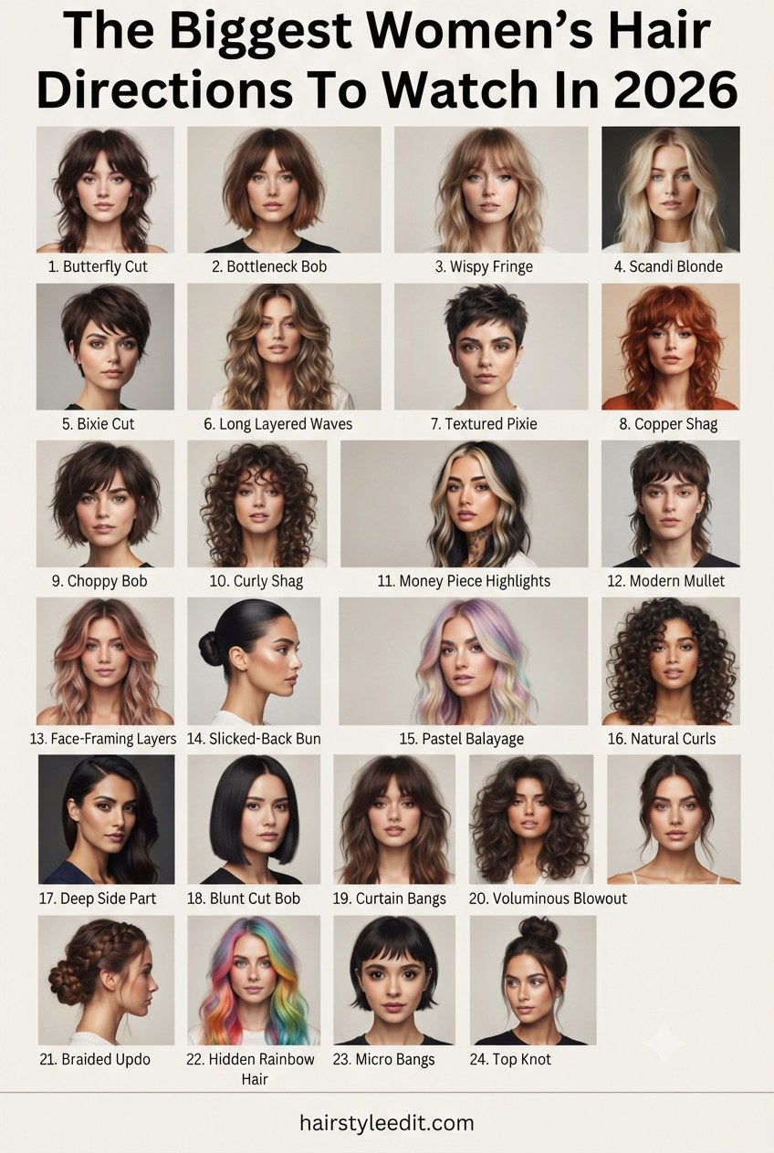 The Biggest Women’s Hair Directions To Watch In 2026