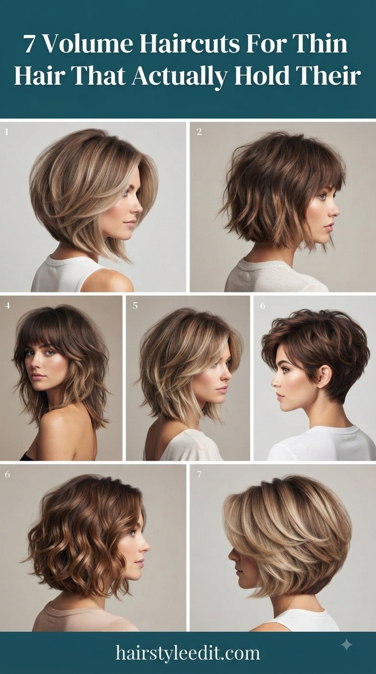 7 Volume Haircuts For Thin Hair That Actually Hold Their