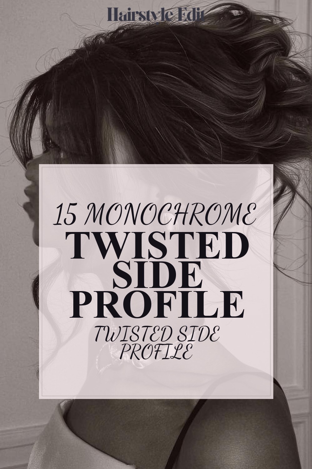 Monochrome Twisted Side Profile