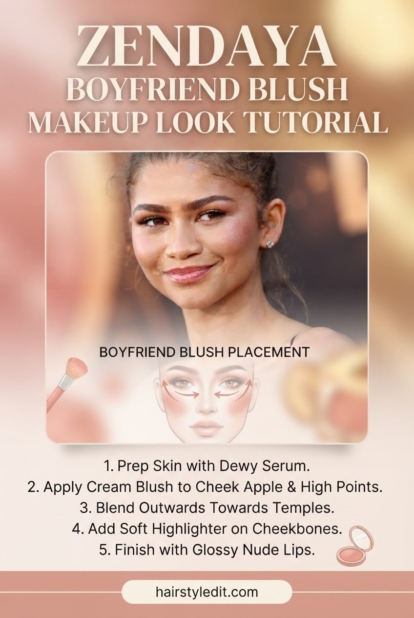 Zendaya Boyfriend Blush Makeup Look Tutorial