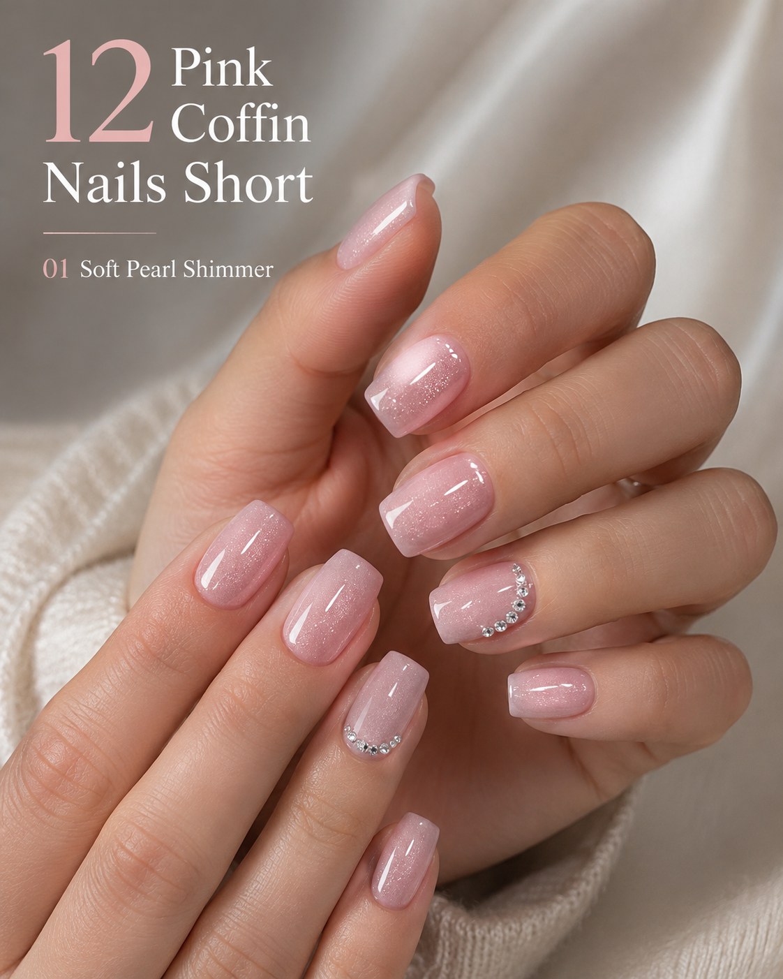 9 Pink Coffin Nails Short Designs Worth Copying This Season