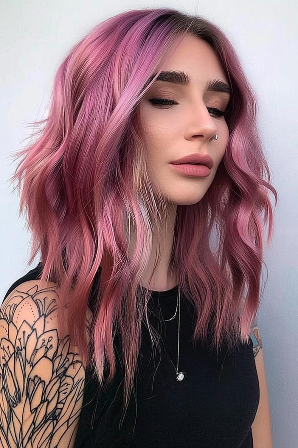 Mauve Magic Waves