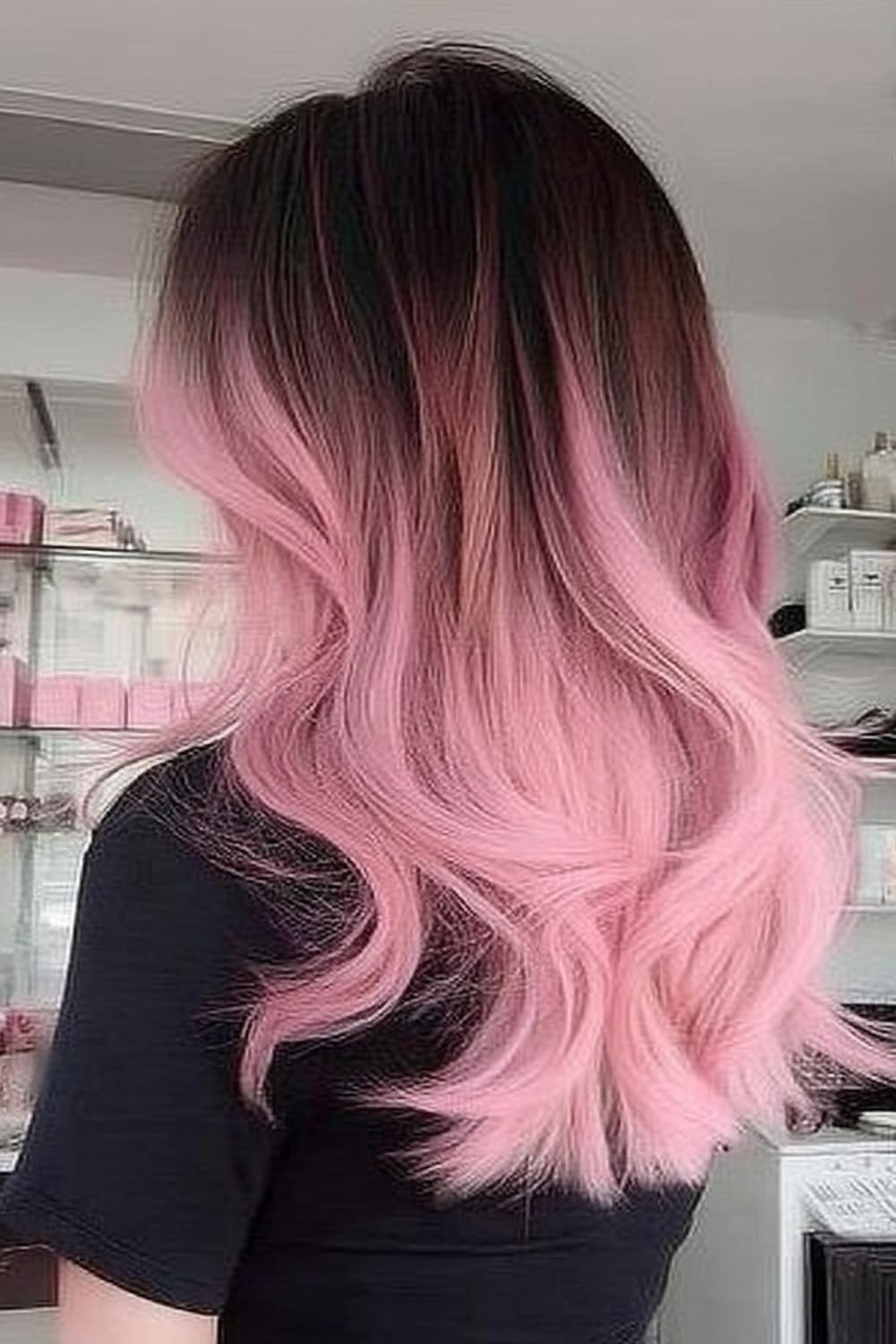 Ombre Pink Transition