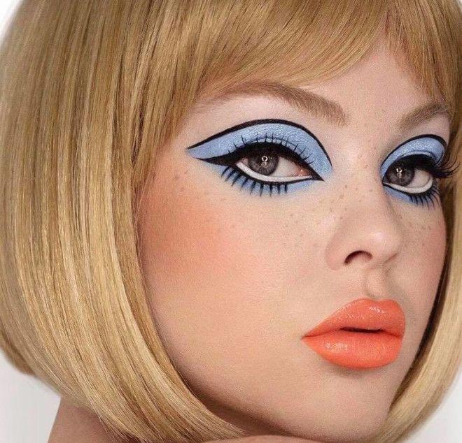 Pop art inspired mod makeup