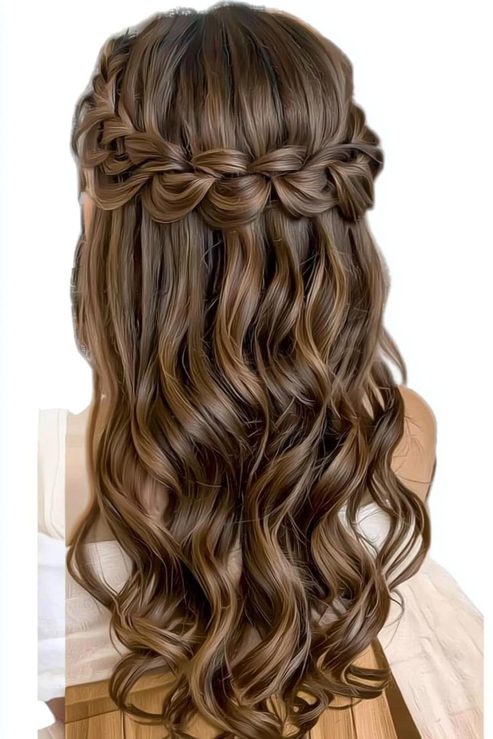Braided Crown Waves
