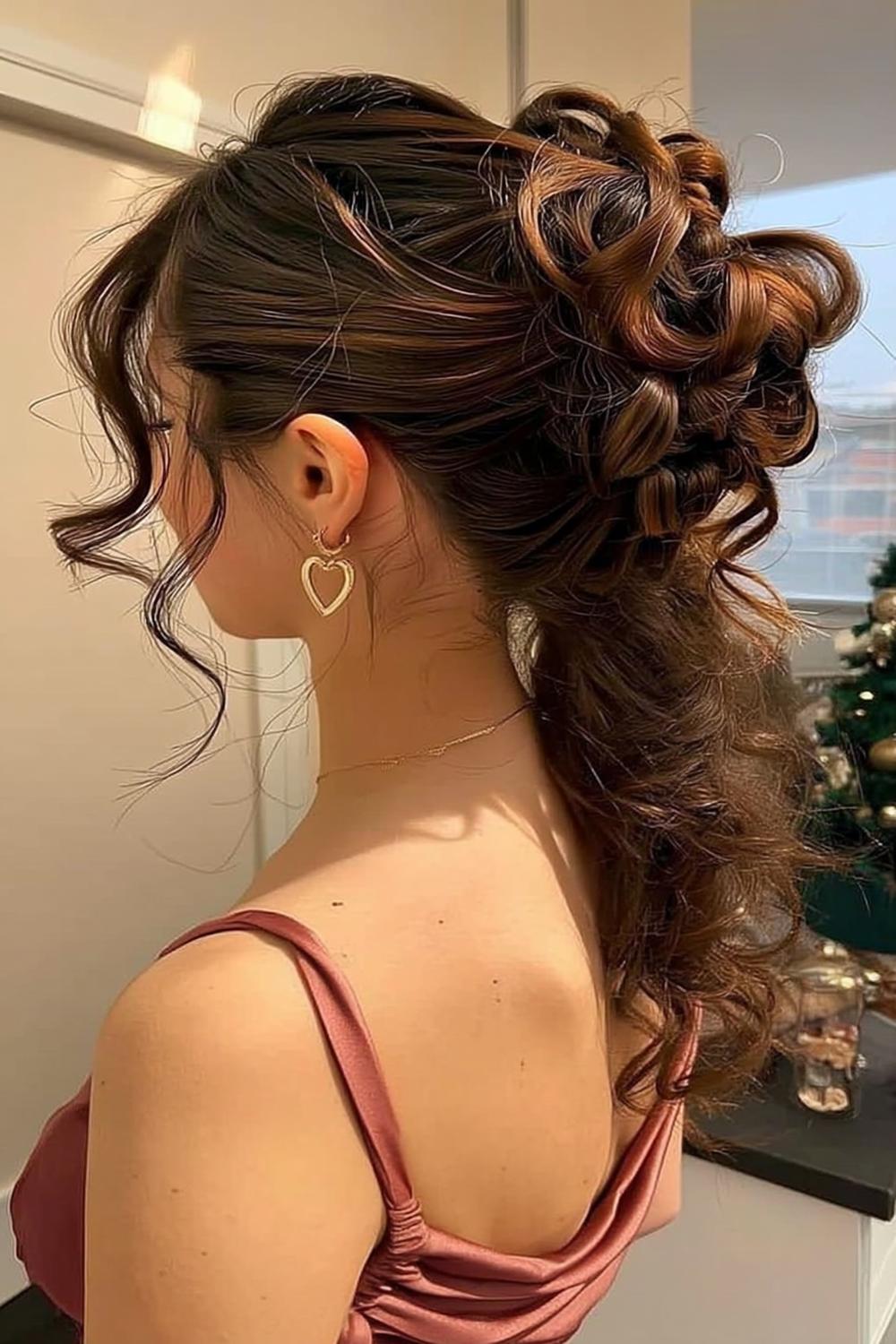 Heart Earring Curls