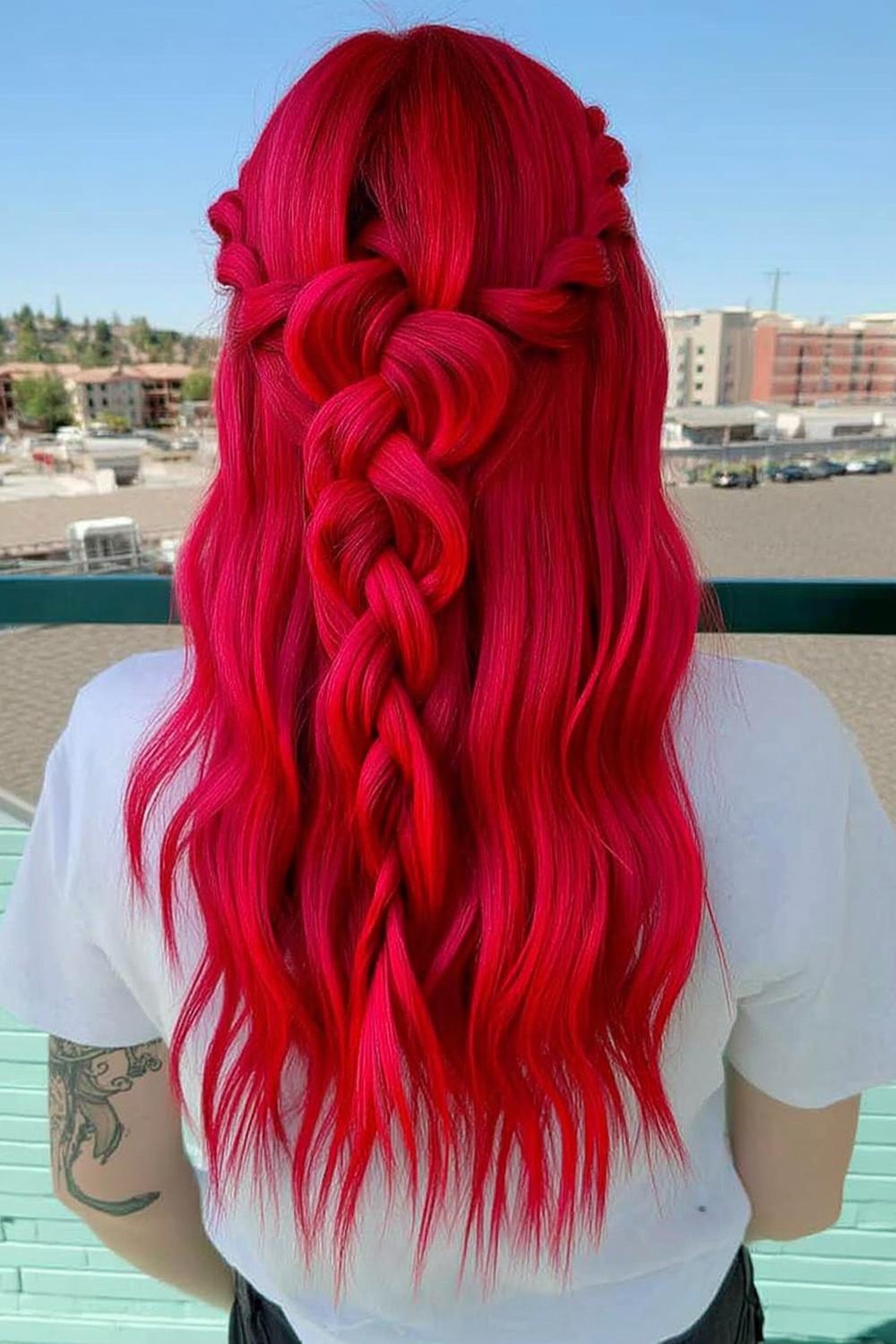 Braided Red Artistry