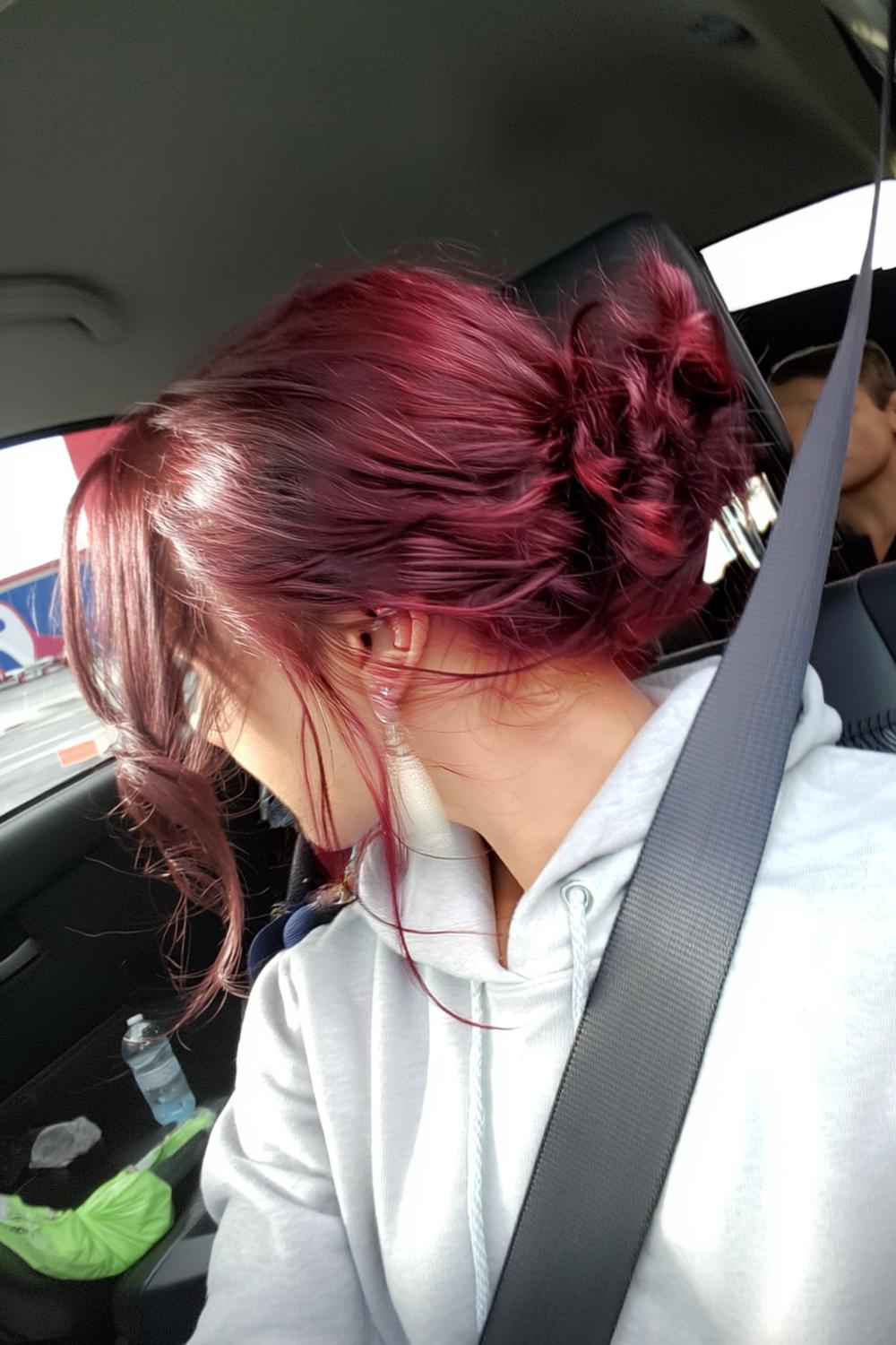Messy Bun Cherry Vibes
