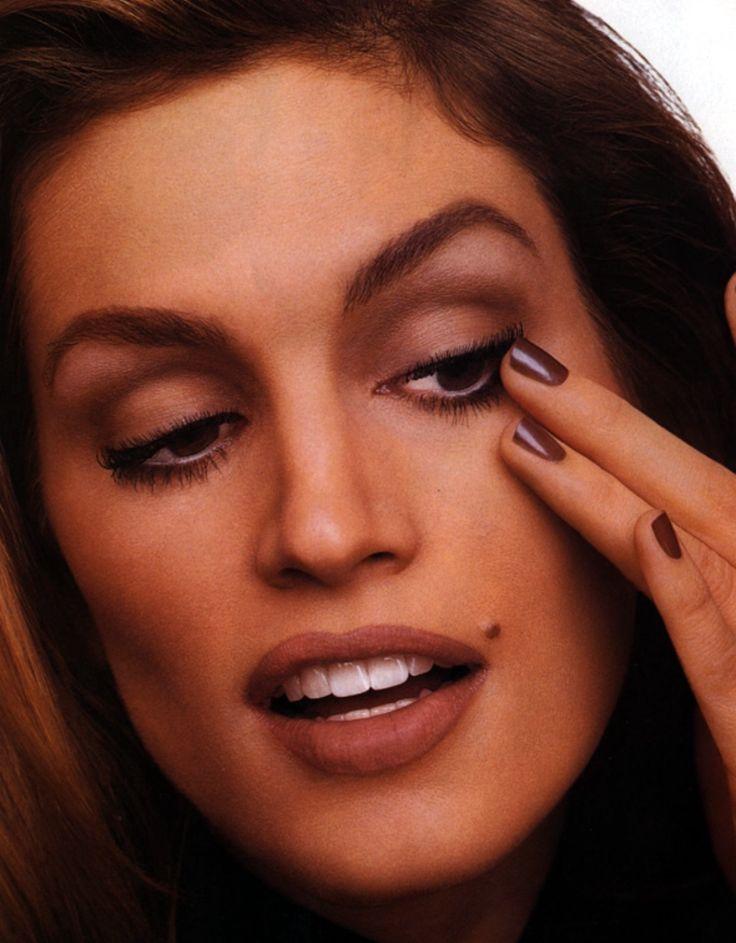 90s brown eyeshadow and brows