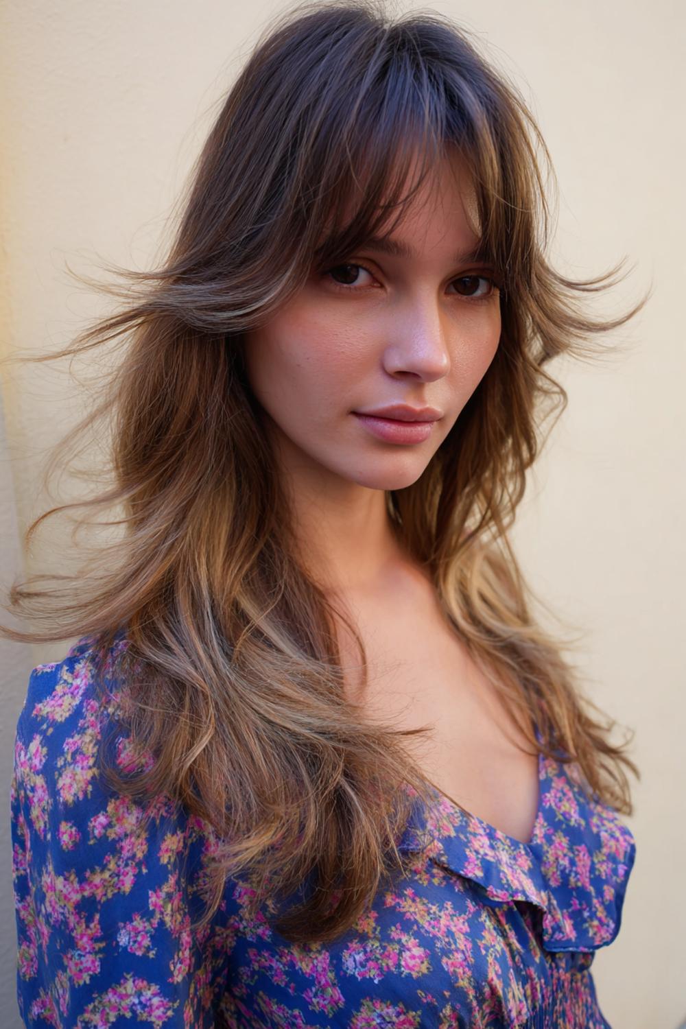 1. Trendy Hair Looks 2026: Airy Butterfly Layers with Curtain Fringe