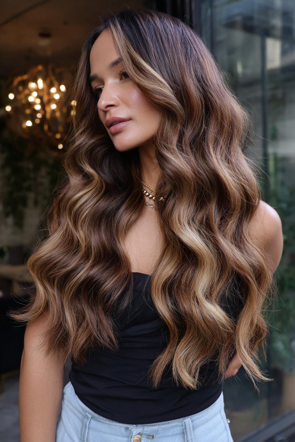 19. Trendy Hair Looks 2026: Caramel Bronde Melt with Seamless Gradient