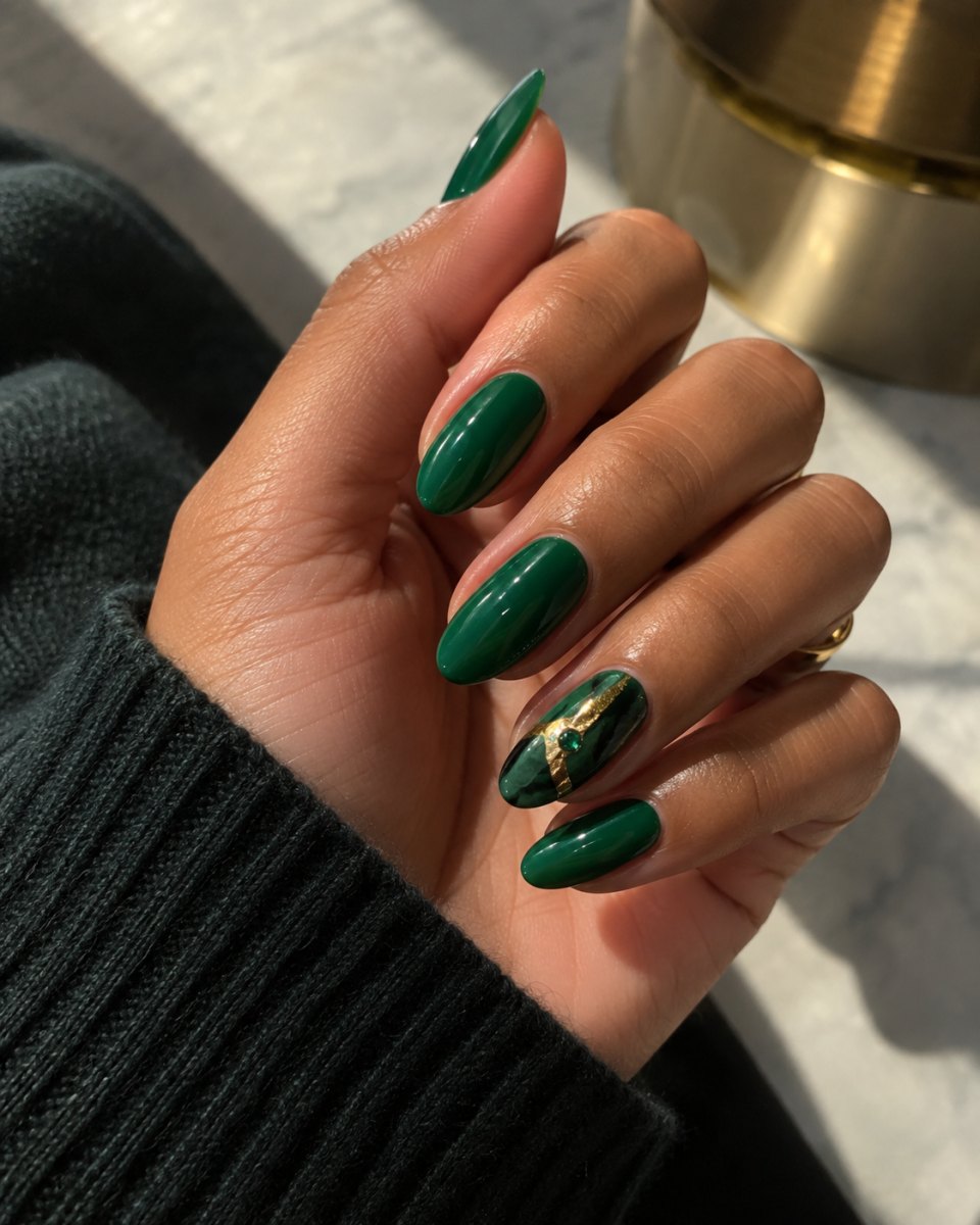 Modern French tip nails