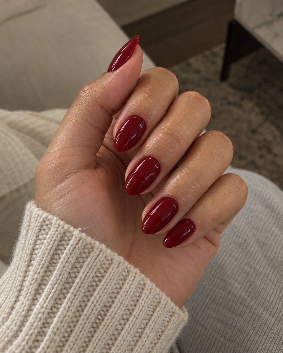 Red carpet inspired nails