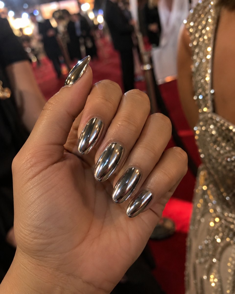 Celebrity red carpet nails for glamorous manicure ideas